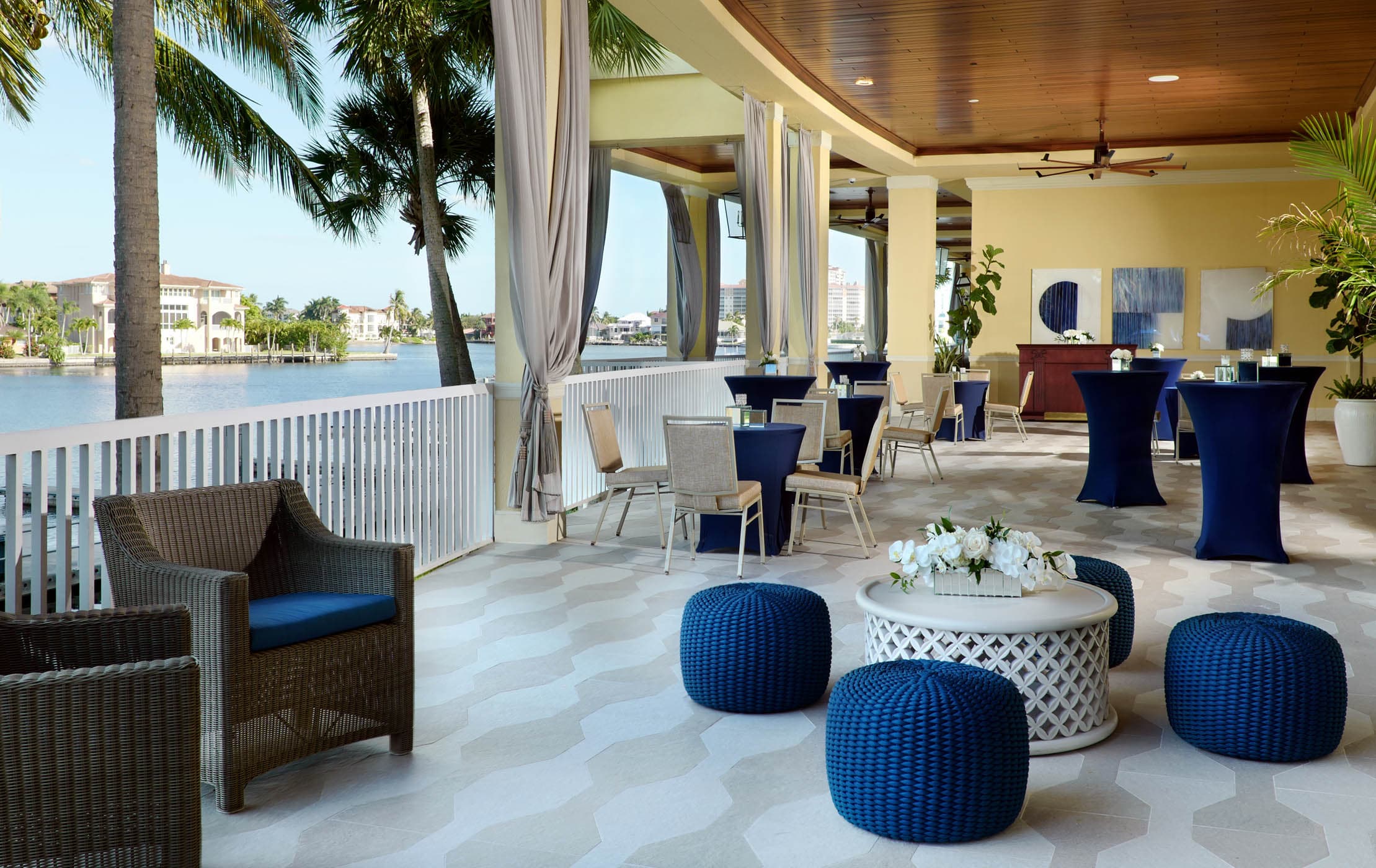 Bay Terrace Event Setup